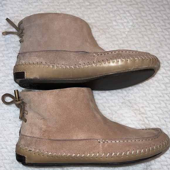 Tory Burch Women’s Tan  Suede and Leather Size 7.5
Sherpa lined Warm - Picture 5 of 9